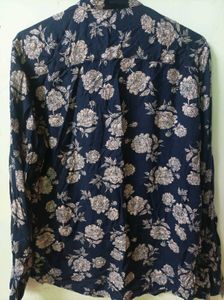 Floral Print Button-Down Shirt