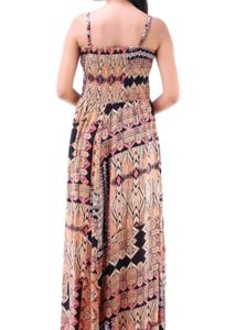 Multicolor Full Length Maxi Dress 👗