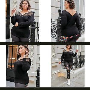 2 Combo 🖤Black Lace Top &🧡 Regular Wear Ti Shirt