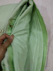 Elegant Light Green Saree