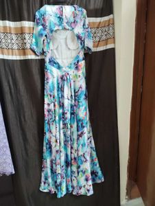 Watercolor Floral Maxi Dress