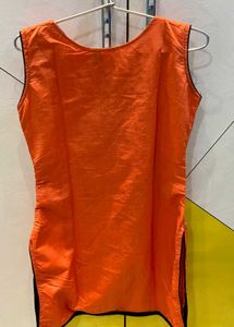 Orange &amp; Blue Salwar Suit