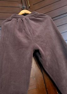 Women Brown wool Lounge Joggers