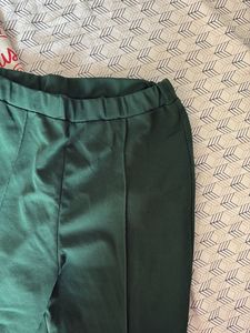 Bootcut Green Pants On Sale