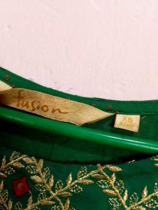 Green Fusion Kurti🌿