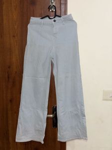 Light Blue Wide Leg Jeans