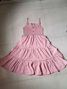 Pink Gingham Sundress