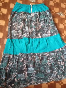Flower Design Skirt