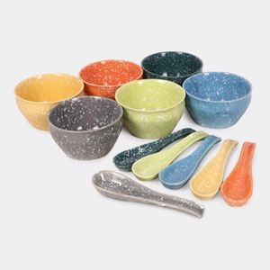 12 Pieces Stoneware Soup Set
