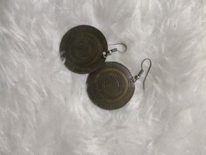Coin Shaped Earring