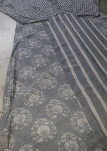 Patterned Grey Dress