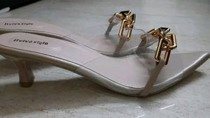 Beige Kitten Heels