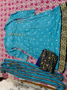 Bhopali Anarkali Joda ( Turki Kurti)