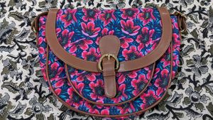 Brand New Floral Pink Sling Bag