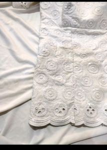 Pinterest Sweetheart Neck Chikankari Padded Top