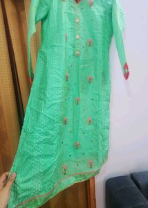 Hand Work Zari Suit