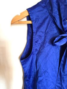 Beautiful Satin Top With Tie