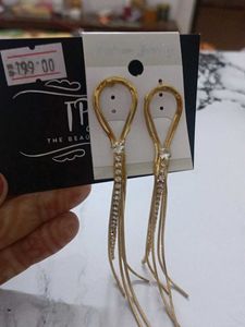 Elegant Gold Dangle Earrings