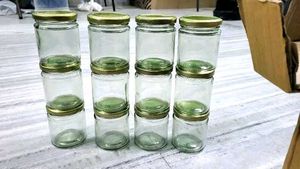 Gift Free 250 Ml Glasses Jar For Kitchen Use