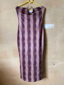 Snake Print Bodycon Dress