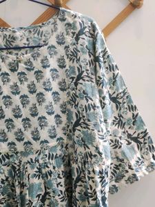 Pure Cotton Flared Kurthi