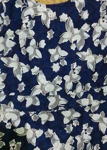 Blue Floral Dress