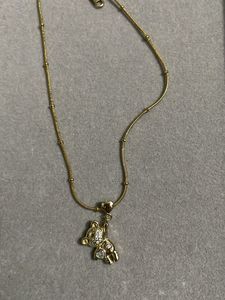 Teddy Pendat Gold Necklace