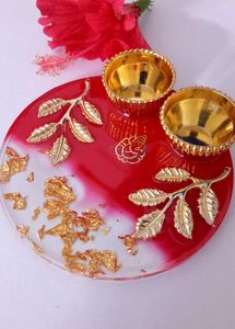 4" Resin Pooja Thali