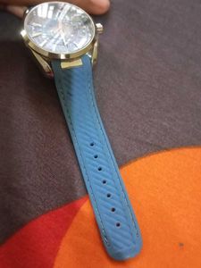 Omega Copy Watch Blue Colour