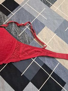 pretty  bra panty  set in imported  fabric