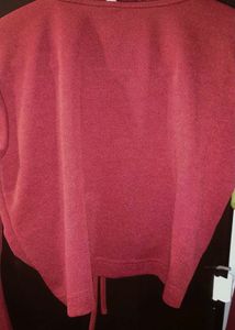 A Marron Crop Top