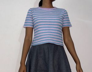 Lavender Ribbed Top