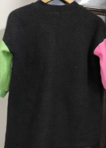 Cute Colorblock Sleeve Top