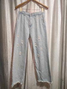 Ripped Light Wash Jeans