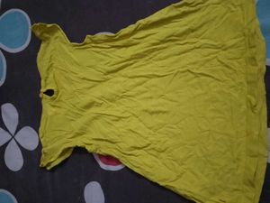 Girls' Yellow Casual Dress