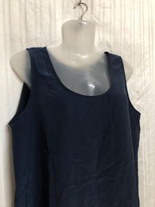 Blue Sleeveless Top