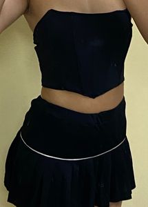 Mini Black Y2K Skirt