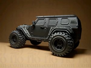 4x4 Off Road Car Model 3d Printed