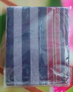 Striped Sambalpuri Border Design Dhoti Jode