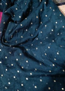 Teal Embellished Salwar Kameez