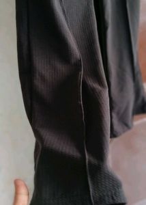 Black Straight Leg Trousers