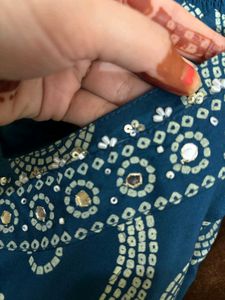 Teal Blue Kurta Set