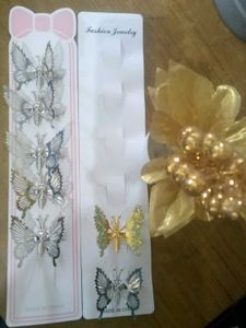 Korean Butterfly Hair Clip – Cute &amp; Stylish 3 pcs.