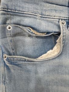 Zara Light Wash Denim Jeans