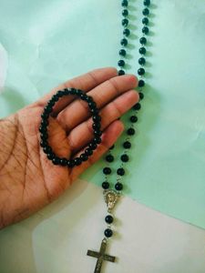 Jesus Christ Necklace And Bracelet Combo