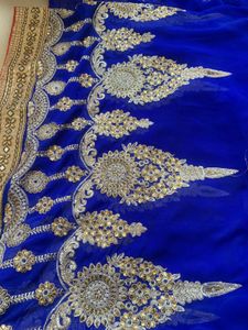Blue Saree