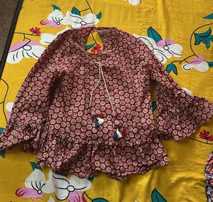 Biba Floral Print Kurti Top