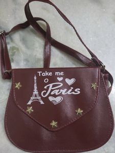Maroon Sling Bag