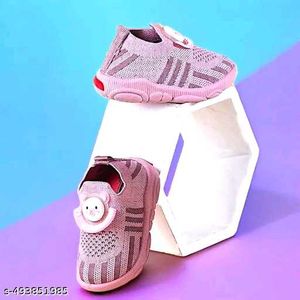 Attractive Colour Kids Knitted Slip-on Music Shoes