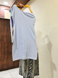 One-Shoulder Ruffle Dress